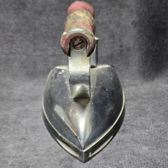 Vintage General Electric Hotpoint Iron GE Wooden Handle - Picture 6 of 11